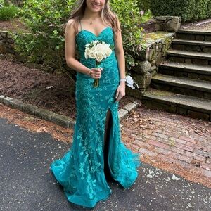 Allie B by Alexandra's Teal Dress